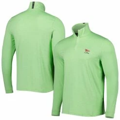 Men's 2023 U.S. Open Under Armour Green Playoff Fog Quarter-Zip Top