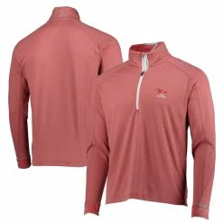 Men's 2023 U.S. Open Zero Restriction Red Raglan Quarter-Zip Pullover Jacket