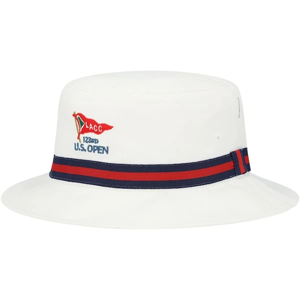 Men's 2023 U.S. Open Imperial White/Red Bucket Hat
