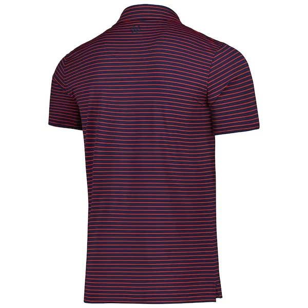Men's 2023 U.S. Open G/Fore Navy/Red Perforated Stripe Tri-Blend Polo - Image 4