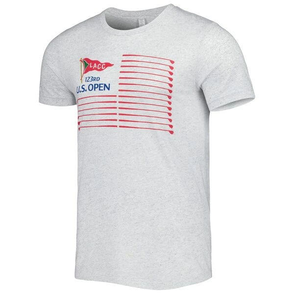 Unisex 2023 U.S. Open Swing Juice Heather Gray Club T-Shirt - Image 3