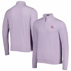 Men's 2023 U.S. Open Turtleson Purple/White Carter Stripe Quarter-Zip Jacket