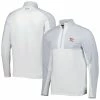 Men's 2023 U.S. Open Under Armour Gray/White Daytona Performance Half-Zip Jacket