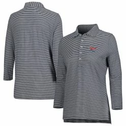 Women's 2023 U.S. Open Renwick Golf Navy/White Long Sleeve Polo