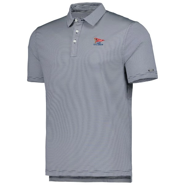 Men's 2023 U.S. Open Nike Navy/White Player Control Performance Striped Polo - Image 3