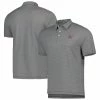 Men's 2023 U.S. Open Nike Black/White Player Control Performance Striped Polo