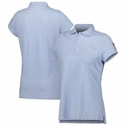 Women's 2023 U.S. Open Renwick Golf Light Blue/White Polo