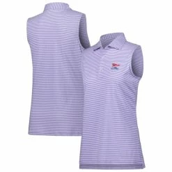 Women's 2023 U.S. Open Renwick Golf Purple/White Polo