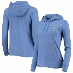 Women's 2021 U.S. Open Collection Light Blue Long Sleeve Hoodie T-Shirt