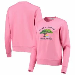 Women's 2021 U.S. Open Collection Pink Magic Fleece Pullover Sweatshirt