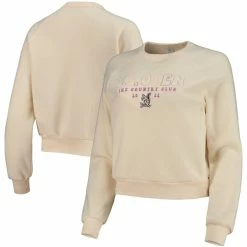 Women's 2022 U.S. Open Alternative Apparel Natural Eco-Teddy Raglan Tri-Blend Pullover Sweatshirt