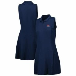 Women's 2023 U.S. Open Adidas Navy Go-To Sleeveless Dress