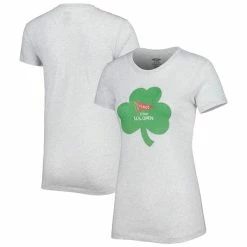 Women's 2023 U.S. Open Imperial Heather Gray Shamrock Tri-Blend T-Shirt