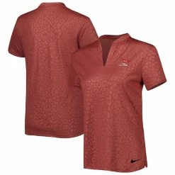 Women's 2023 U.S. Open Nike Maroon Victory Performance Polo