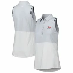 Women's 2023 U.S. Open Under Armour Ash Zinger Sleeveless Polo