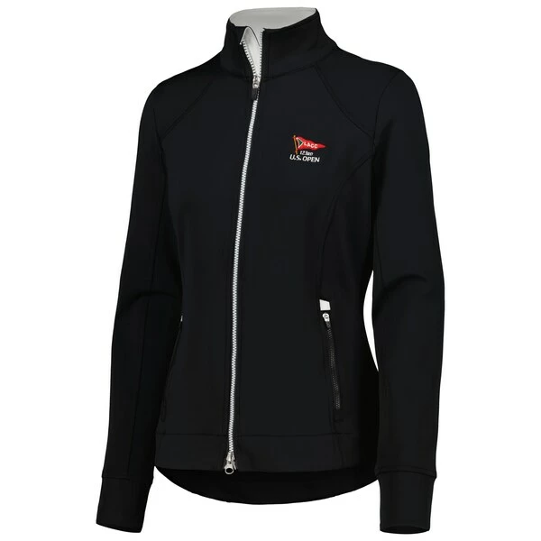 Women's 2023 U.S. Open Zero Restriction Black Mikaela Full-Zip Jacket - Image 3