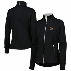 Women's 2023 U.S. Open Zero Restriction Black Mikaela Full-Zip Jacket