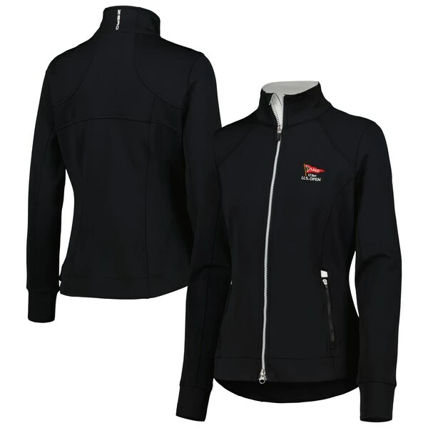 Women's 2023 U.S. Open Zero Restriction Black Mikaela Full-Zip Jacket