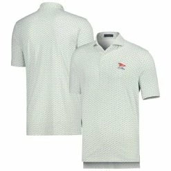 Men's 2023 U.S. Open Turtleson White/Yellow Rocky Performance Polo