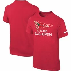 Youth 2023 U.S. Open Nike Red Core T-Shirt